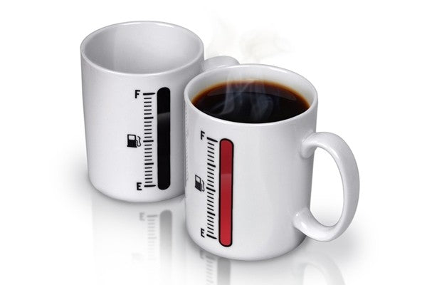 Magic Ceramic Mug Temperature Level Full Cold Hot Breakfast Offices