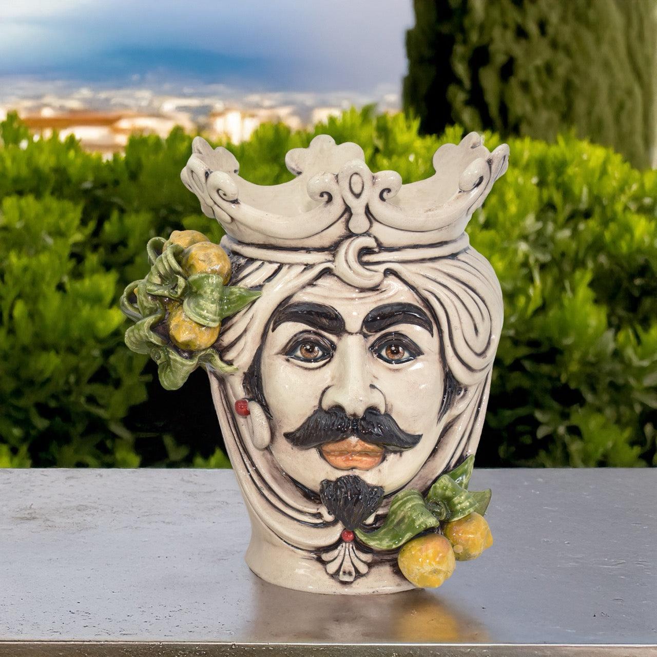 Testa h 25 with yellow Sicilian lemons in mother-of-pearl man