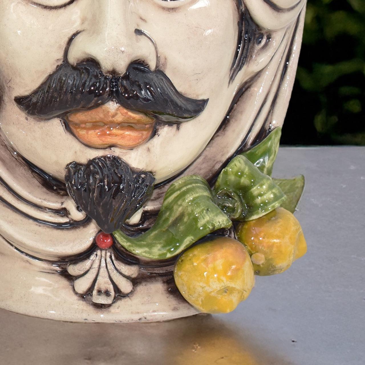 Testa h 25 with yellow Sicilian lemons in mother-of-pearl man