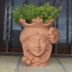 Testa di Moro con Limoni h 25 cm — Donna