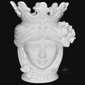 Testa di Moro con Limoni h 40 cm — Donna, White Line