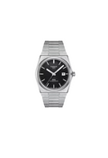 Tissot PRX Powermatic 80 T1374071105100 – Automatic black 40 mm watch, transparent case back, sapphire crystal, steel bracelet