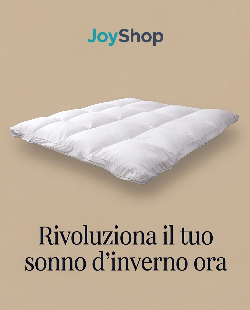 Topper correggi materasso termoregolatore in piuma oca 20% Piumino 80% Piumetta 600 GR/MQ 160x200 cm