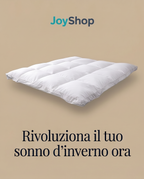 Topper correggi materasso termoregolatore in piuma oca 20% Piumino 80% Piumetta 600 GR/MQ 160x200 cm