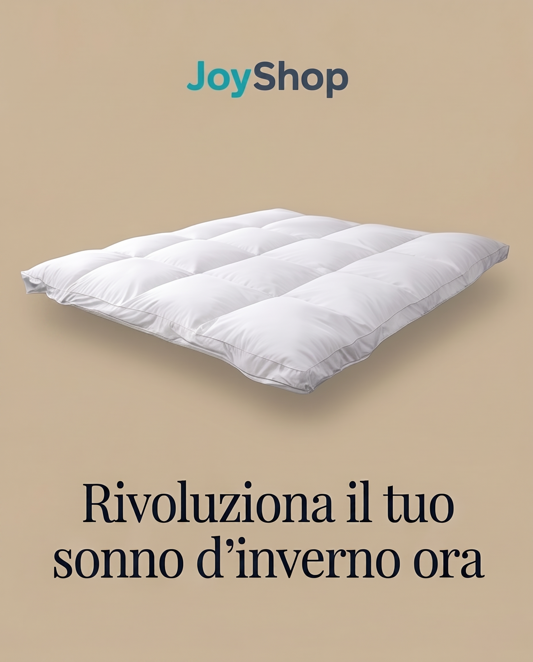 Topper correggi materasso termoregolatore in piuma oca 20% Piumino 80% Piumetta 600 GR/MQ 160x200 cm