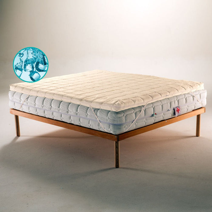 5 cm high removable Bamboo fabric topper mattress corrector in fresh Polargel