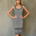 Houndstooth Sheath Dress