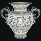 Vaso Anfora H 40 Mono Blu - Ceramiche di Caltagirone Sofia Ceramiche di Caltagirone Sofia