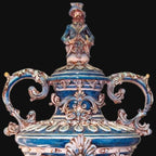 Vaso Monumentale Blu 95 cm in serie limitata mono blu - Ceramiche Sofia Caltagirone Ceramiche di Caltagirone Sofia