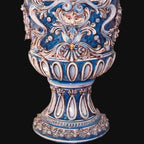 Vaso Monumentale Blu 95 cm in serie limitata mono blu - Ceramiche Sofia Caltagirone Ceramiche di Caltagirone Sofia