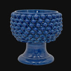 Vaso Mezza Pigna in Ceramica di Caltagirone — Blu Intenso