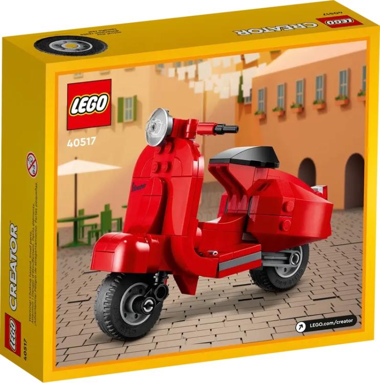 Lego - Creator - Set 40517 (Vespa) Mini Scooter Building Figures 118 pcs 9+