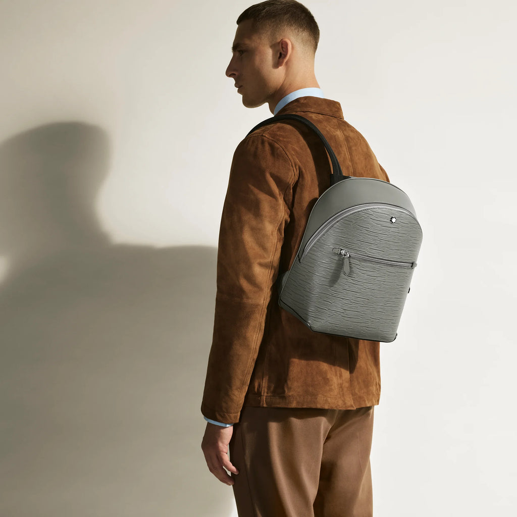 Montblanc mini 4810 backpack medium grey 199326