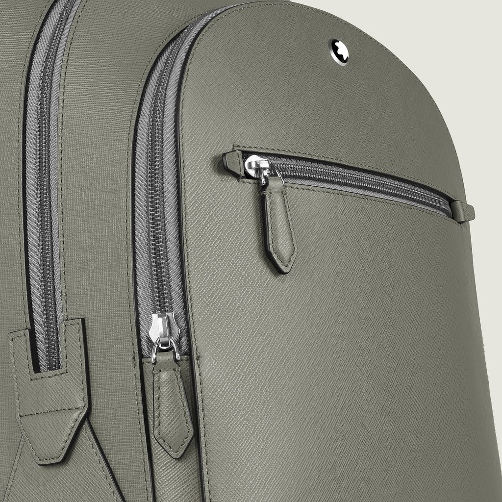 Montblanc Sartorial medium backpack with 3 compartments medium grey 199360