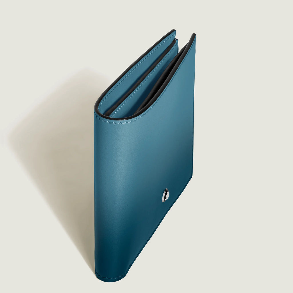 Montblanc Meisterstück Smoked Blue Gradient 6-Compartment Wallet 199266