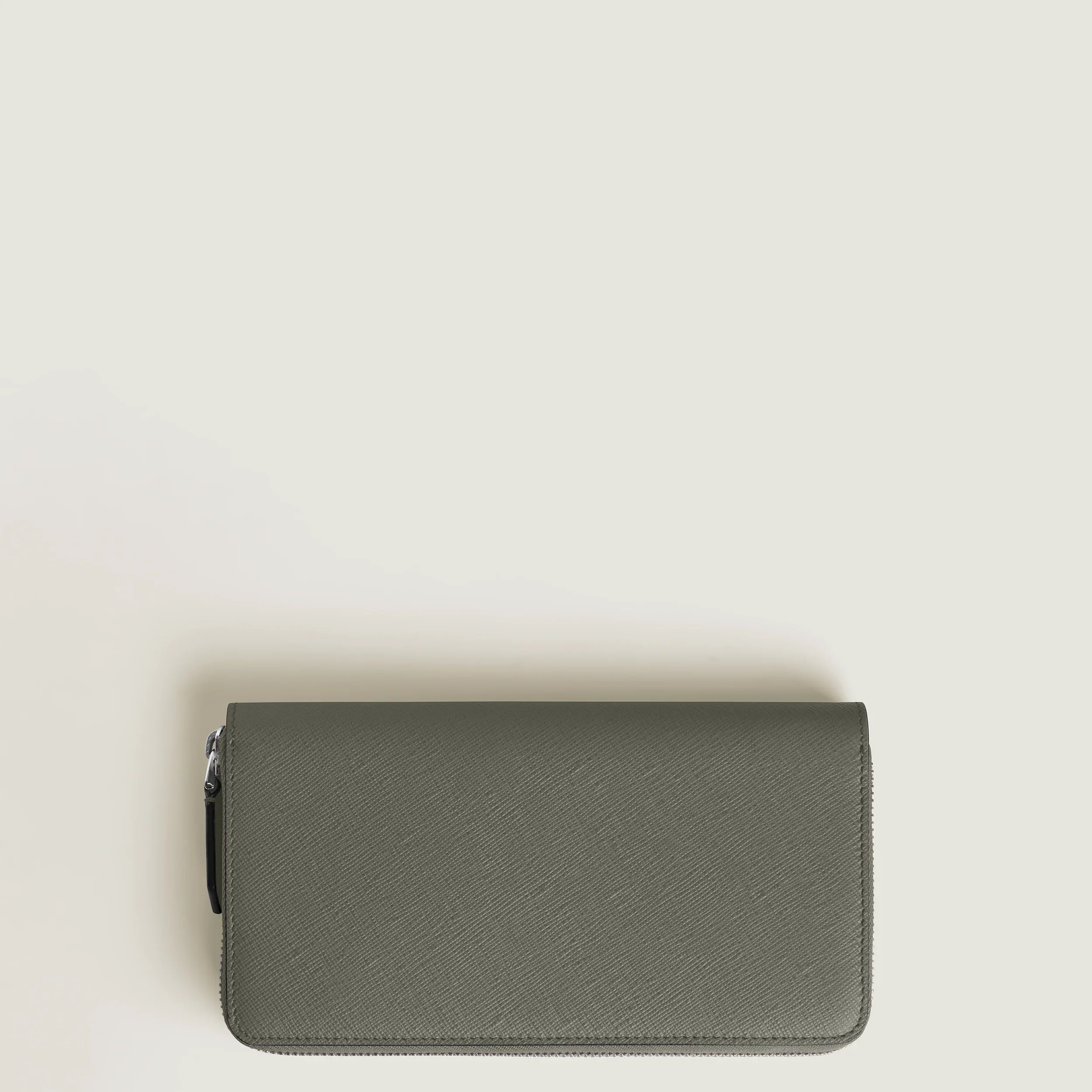 Montblanc Sartorial 12-Compartment Zip-Around Wallet Medium Grey 199371