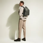 Montblanc Sartorial medium backpack with 3 compartments medium grey 199360