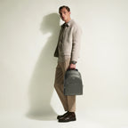 Montblanc Sartorial medium backpack with 3 compartments medium grey 199360