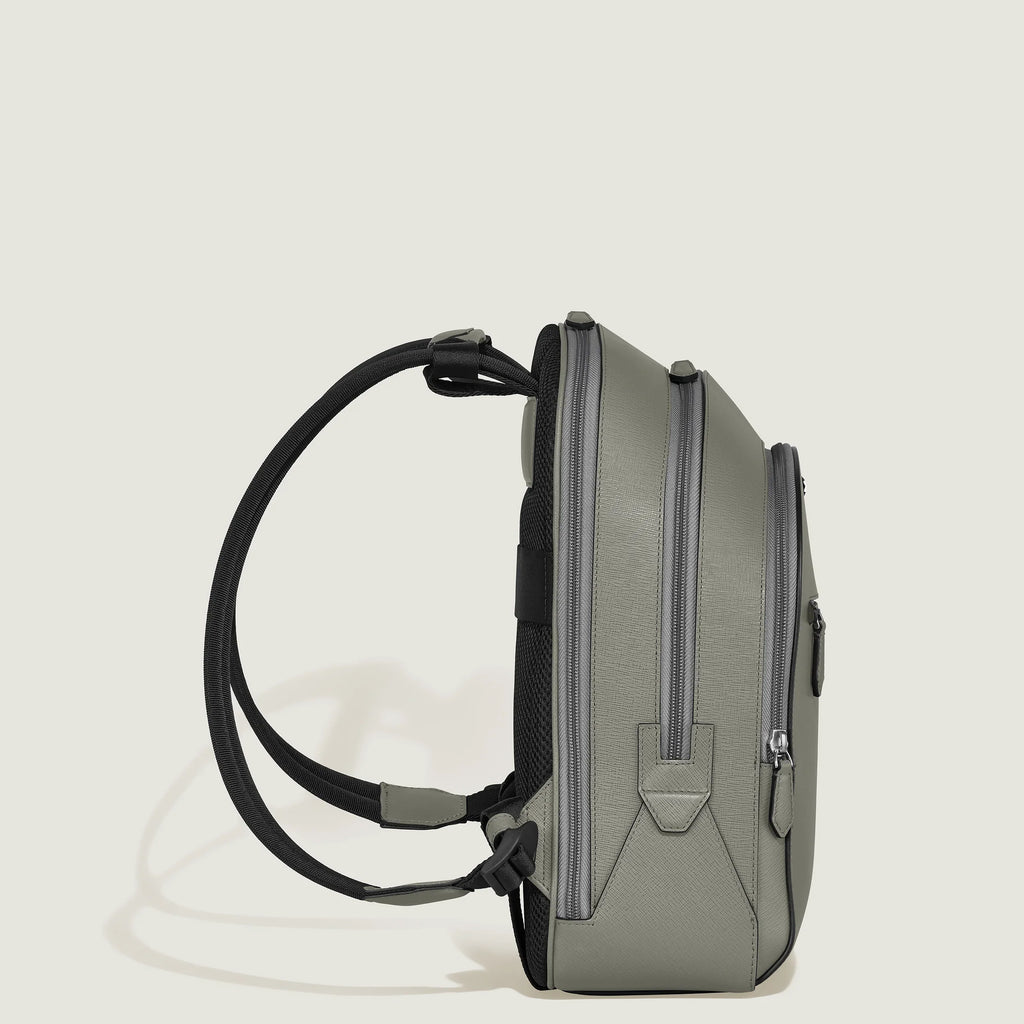 Montblanc Sartorial medium backpack with 3 compartments medium grey 199360