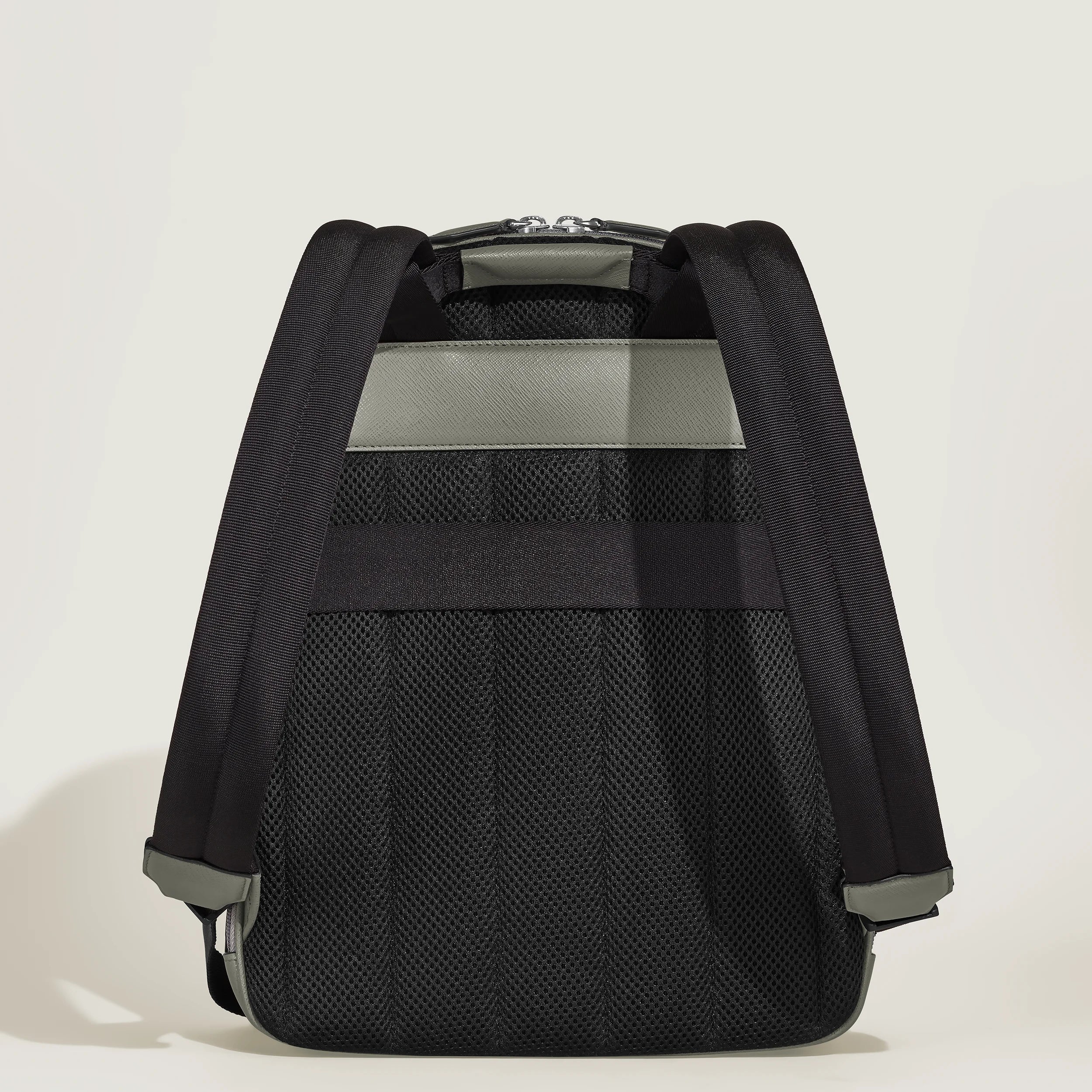 Montblanc Sartorial medium backpack with 3 compartments medium grey 199360