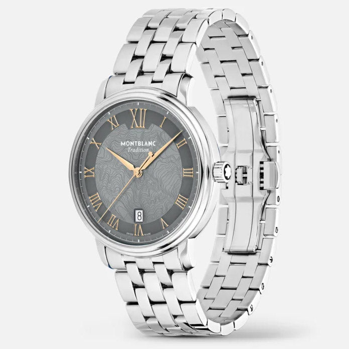 Montblanc Tradition Automatic Date 40mm Grey Automatic Steel 132433 Watch