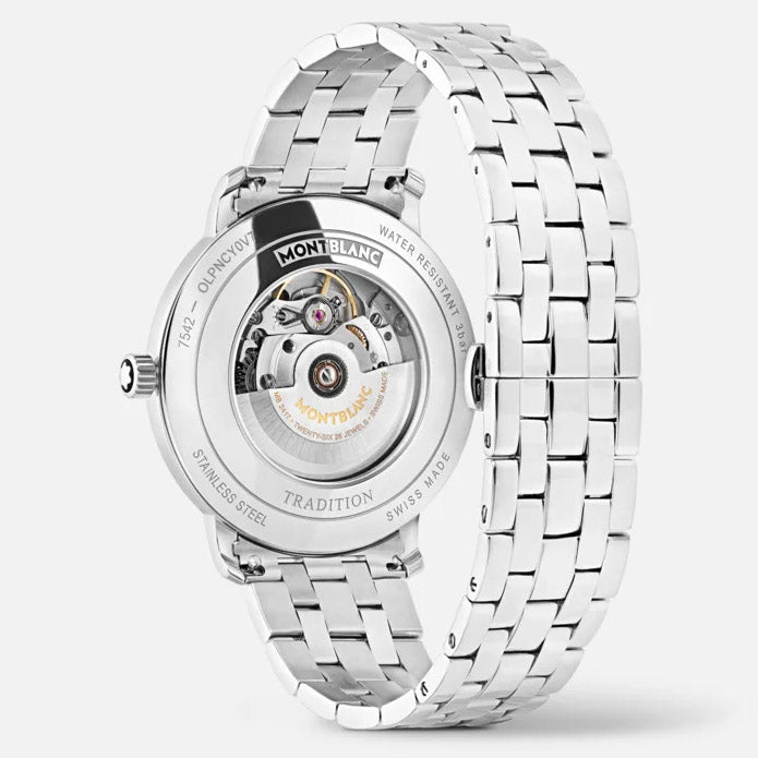 Montblanc Tradition Automatic Date 40mm Grey Automatic Steel 132433 Watch