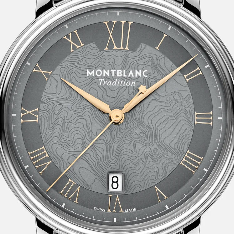 Montblanc Tradition Automatic Date 40mm Grey Automatic Steel 132433 Watch