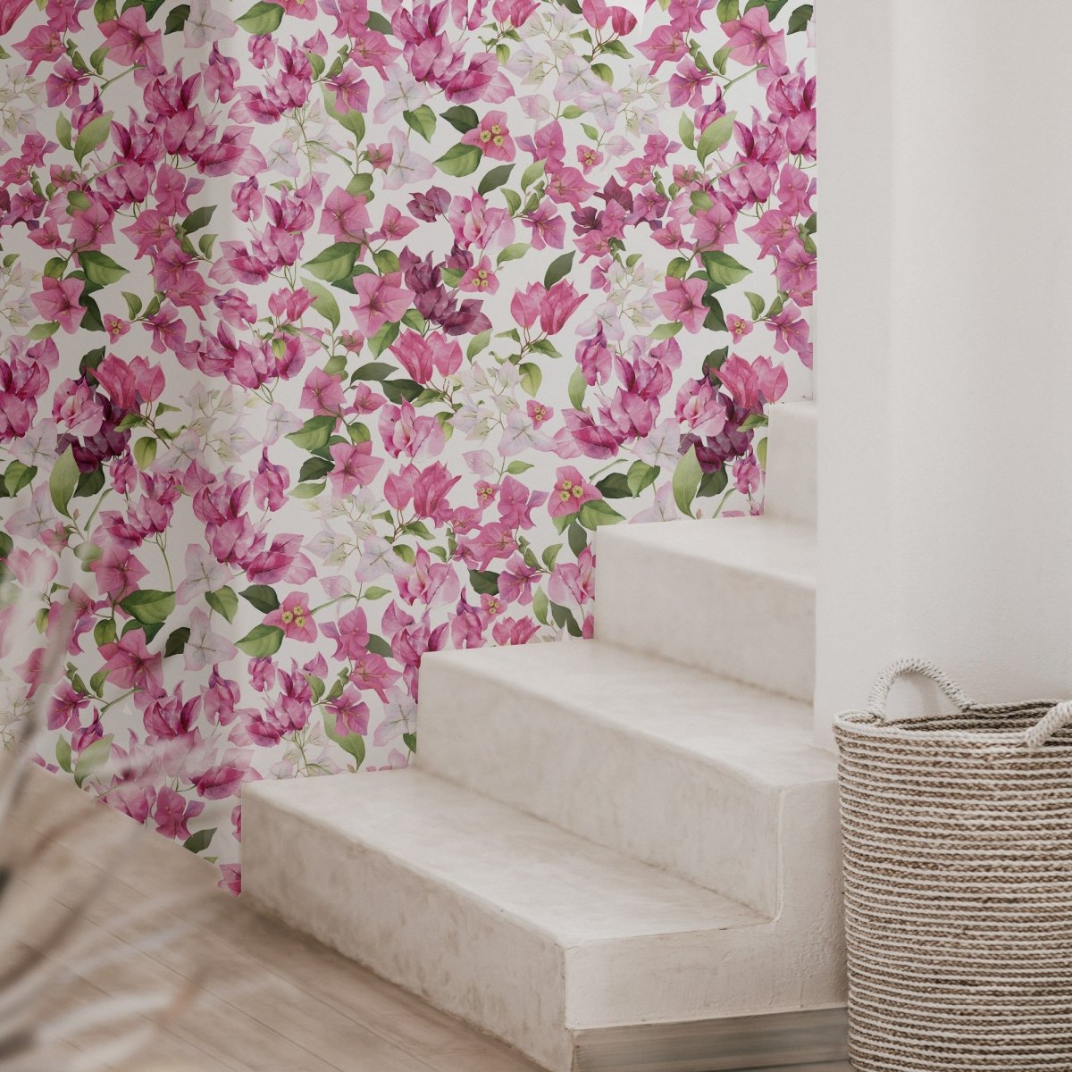 Wallpaper - Botanical bougainvillea PANAREA Lovalù