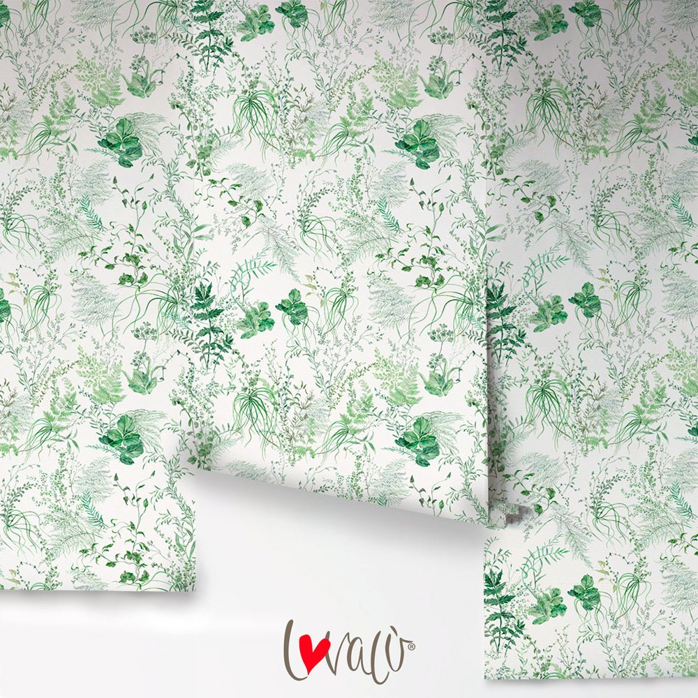 Wallpaper - Fern Botanical HERBS Lovalù