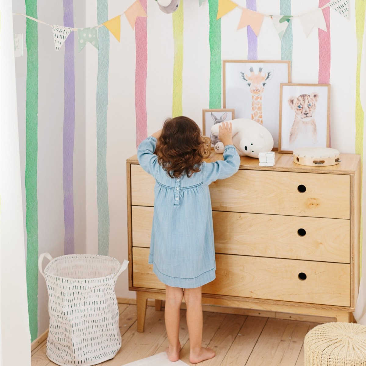 Wallpaper Rainbow Stripes Lovalù