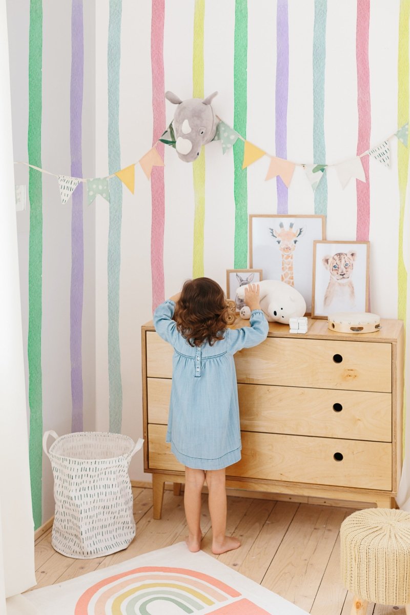 Wallpaper Rainbow Stripes Lovalù