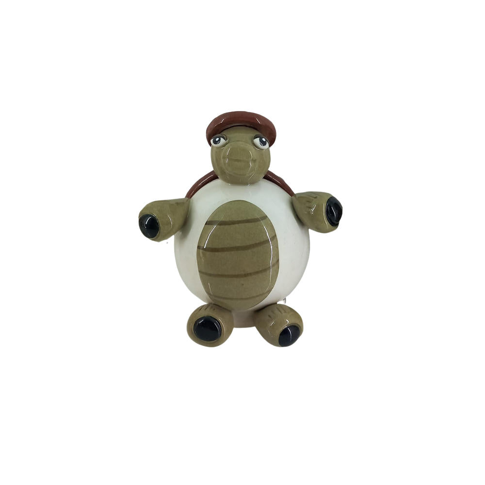 Zampiva Piggy Bank Turtle Handmade Ceramic H 10 cm
