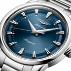 Longines orologio Conquest Heritage 38mm blu automatico acciaio L1.649.4.92.6