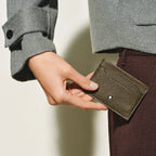 Montblanc 5-compartment card holder khaki 220219
