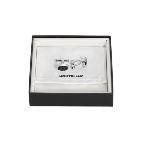 Montblanc Meisterstück oval cufflinks in steel 134468