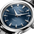 Longines orologio Conquest Heritage 38mm blu automatico acciaio L1.649.4.92.2,