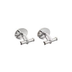 Montblanc Meisterstück oval cufflinks in steel 134468