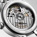 Longines orologio Primaluna Moonphase 34mm madreperla diamanti automatico acciaio L8.126.4.87.6