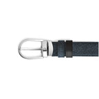 Montblanc Reversible Tweed blue / black belt 220965