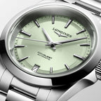 Longines orologio Conquest 34mm verde automatico acciaio L3.430.4.02.6
