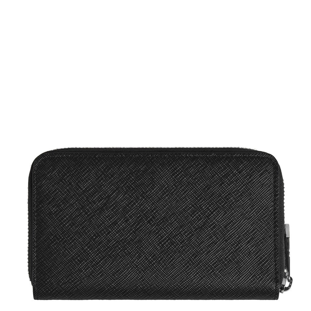 Montblanc Sartorial black medium 12-compartment zip-around wallet 220361