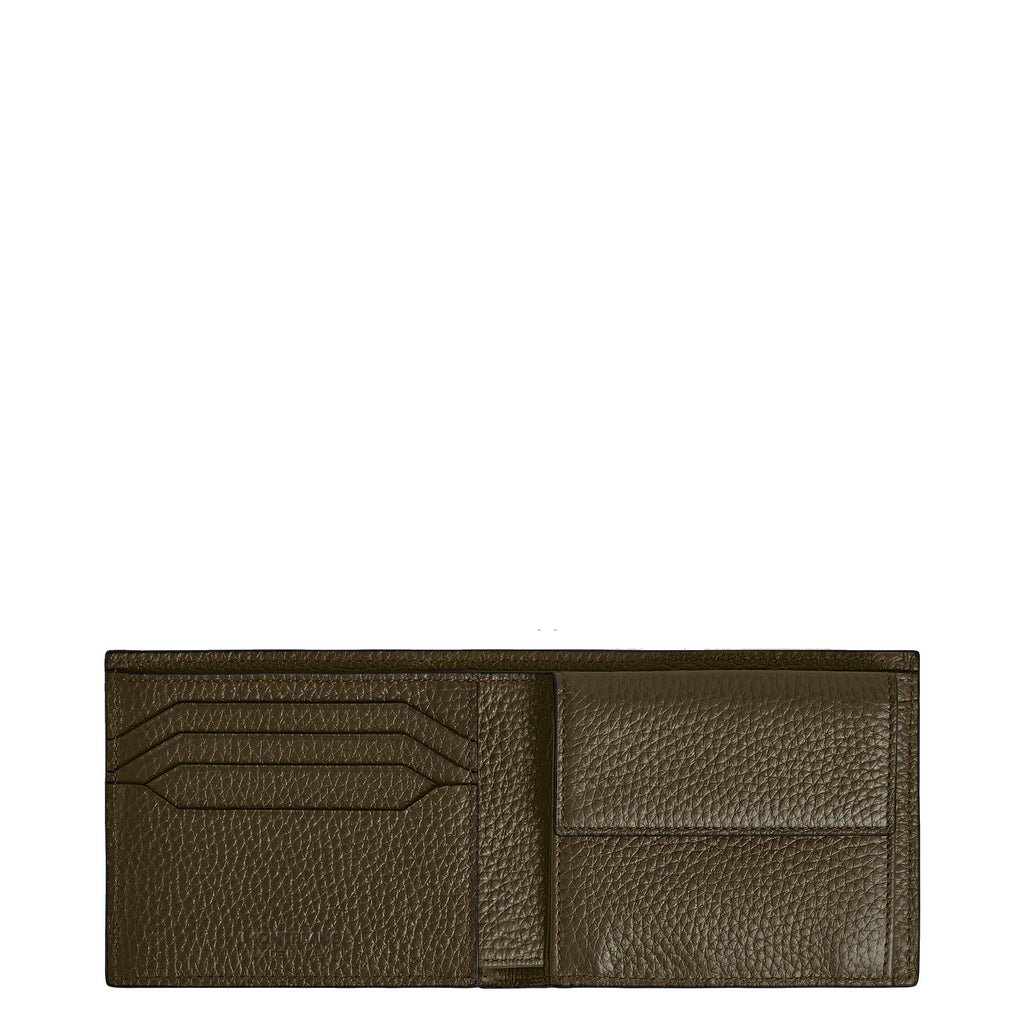 Montblanc wallet with coin purse 4 compartments khaki 220216