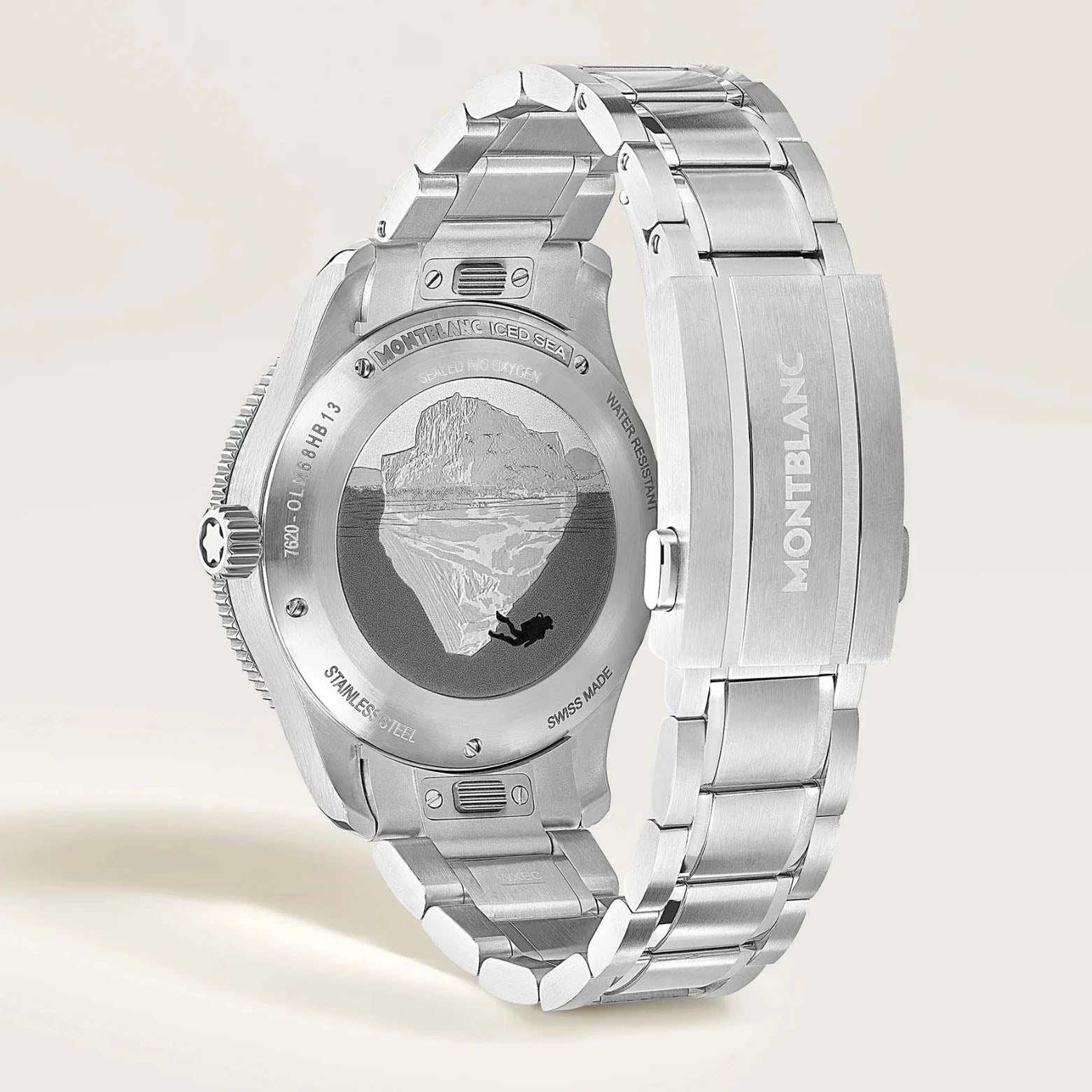 Montblanc Iced Sea Automatic Date 0 Oxygen 38mm white automatic steel 134024