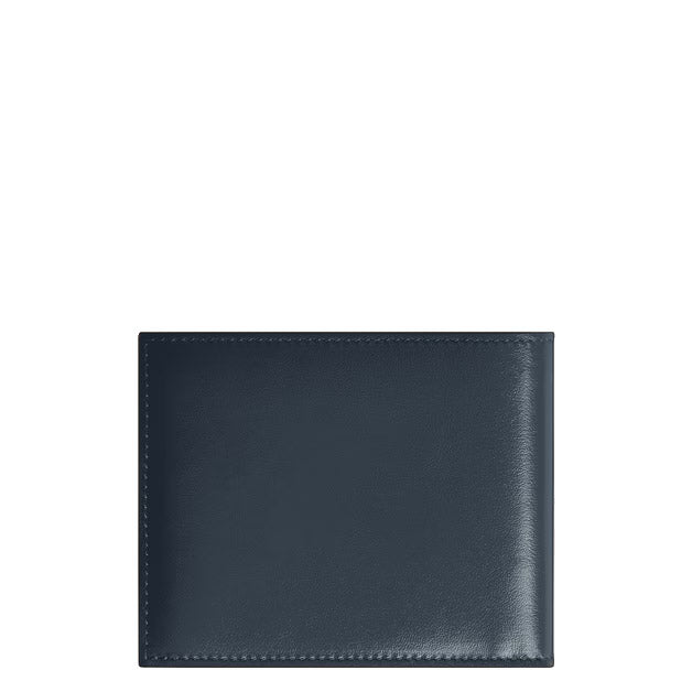 Montblanc 6-pocket Meisterstück velvet blue leather wallet 220446