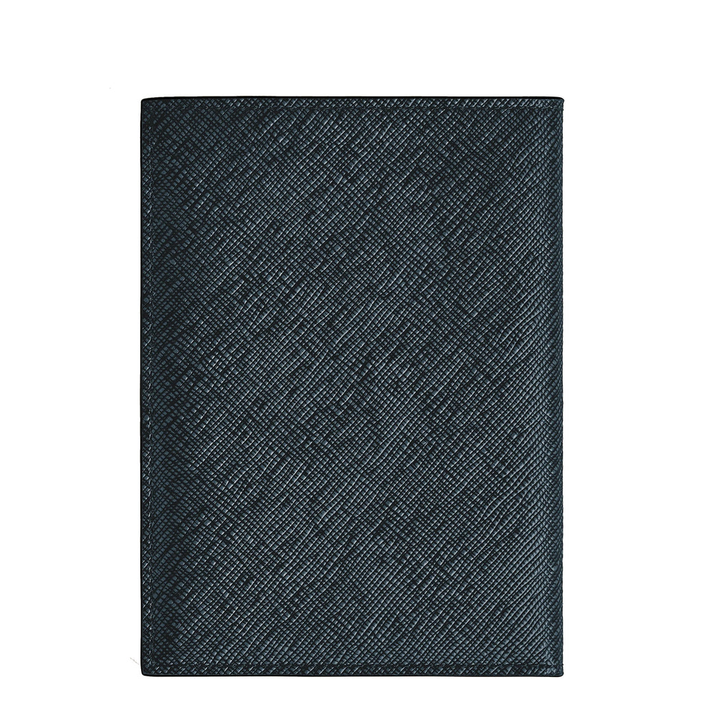 Montblanc Sartorial tweed blue passport holder 220433