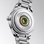 Longines orologio Conquest Heritage 38mm blu automatico acciaio L1.649.4.92.6
