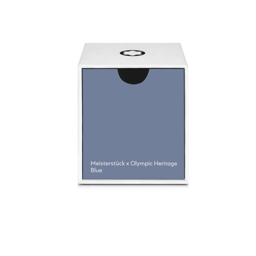 Montblanc ink bottle 50ml Meisterstück x Olympic Heritage Chamonix 1924 blue 132953