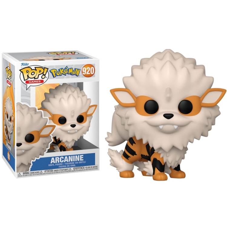 Funko Pop! Games Pokemon (920) - Arcanine Figure 9Cm Evo Growlithe Vinyl (Emea)