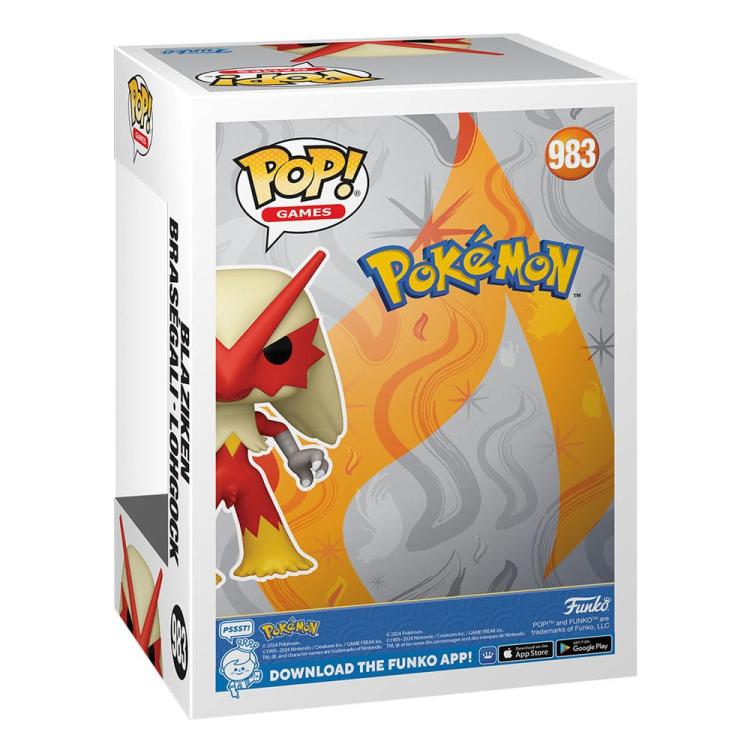 Funko Pop ! Games Pokemon  - (983) Blaziken Vinyl Figure 9Cm (Emea) Evo Torchic
