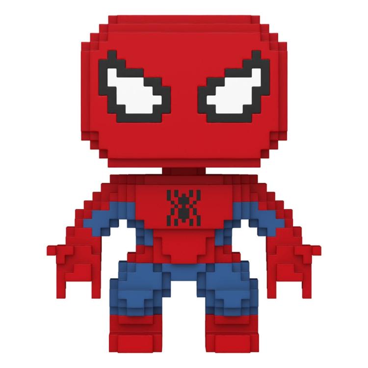 Funko Pop! Marvel 8-Bit Spider-Man - (1387) Spider-Man Vinyl Figure Statue 9cm